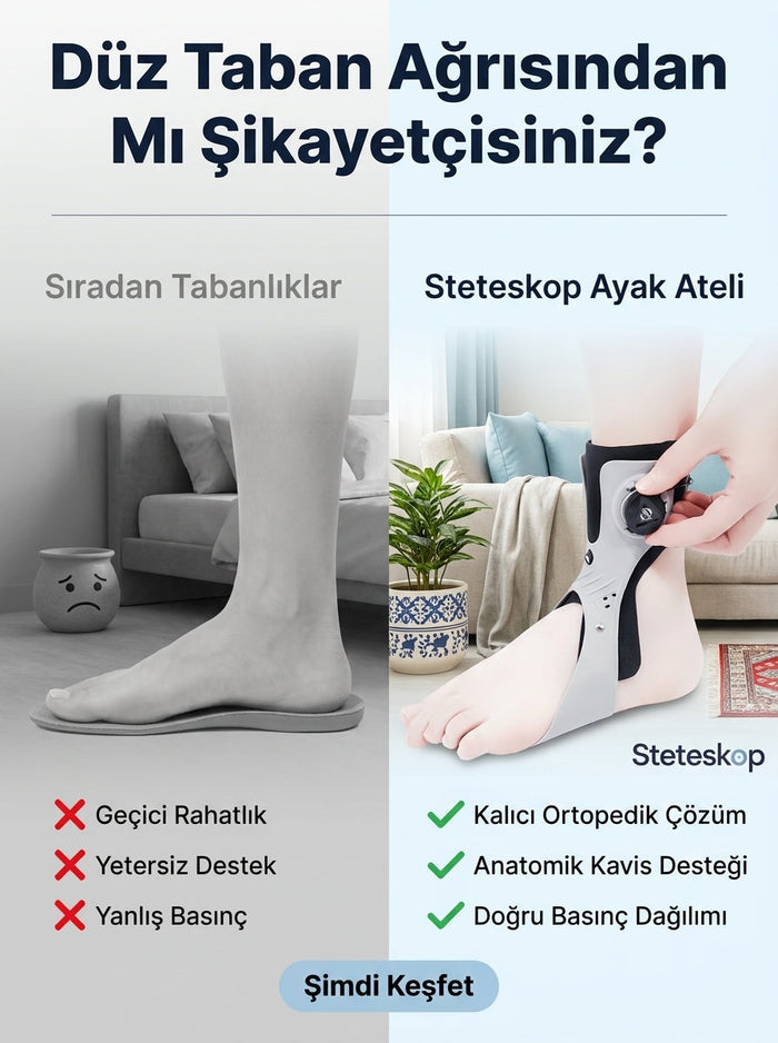 Steteskop Düz Taban Ayak Ateli 2