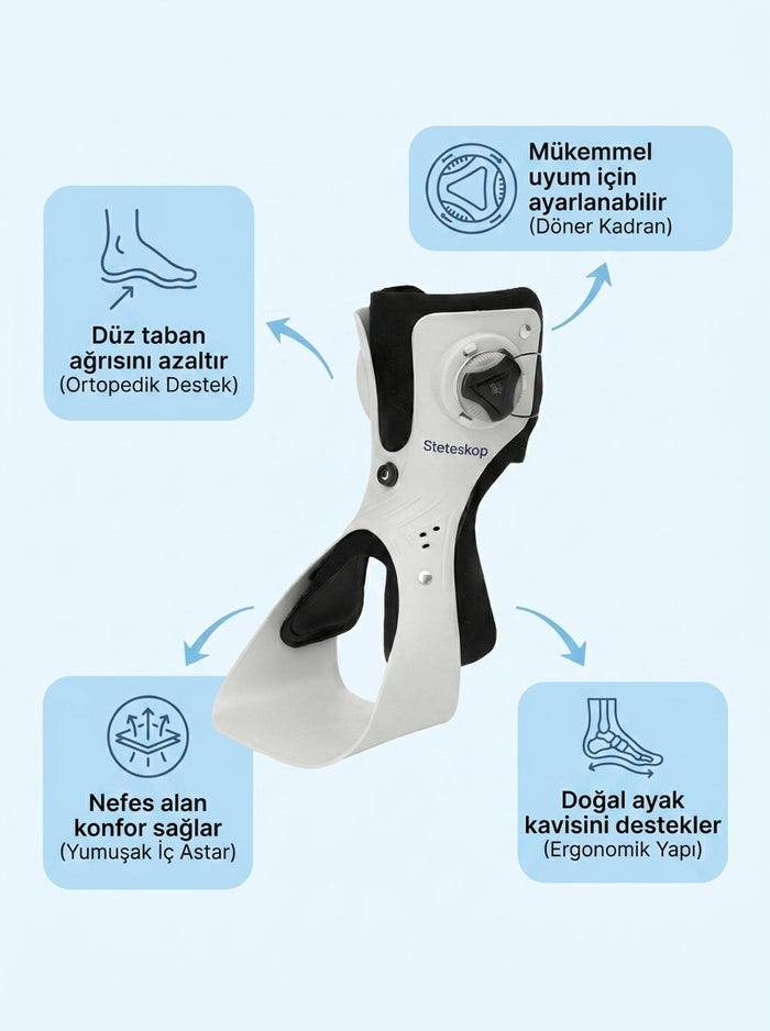 Steteskop Düz Taban Ayak Ateli 3