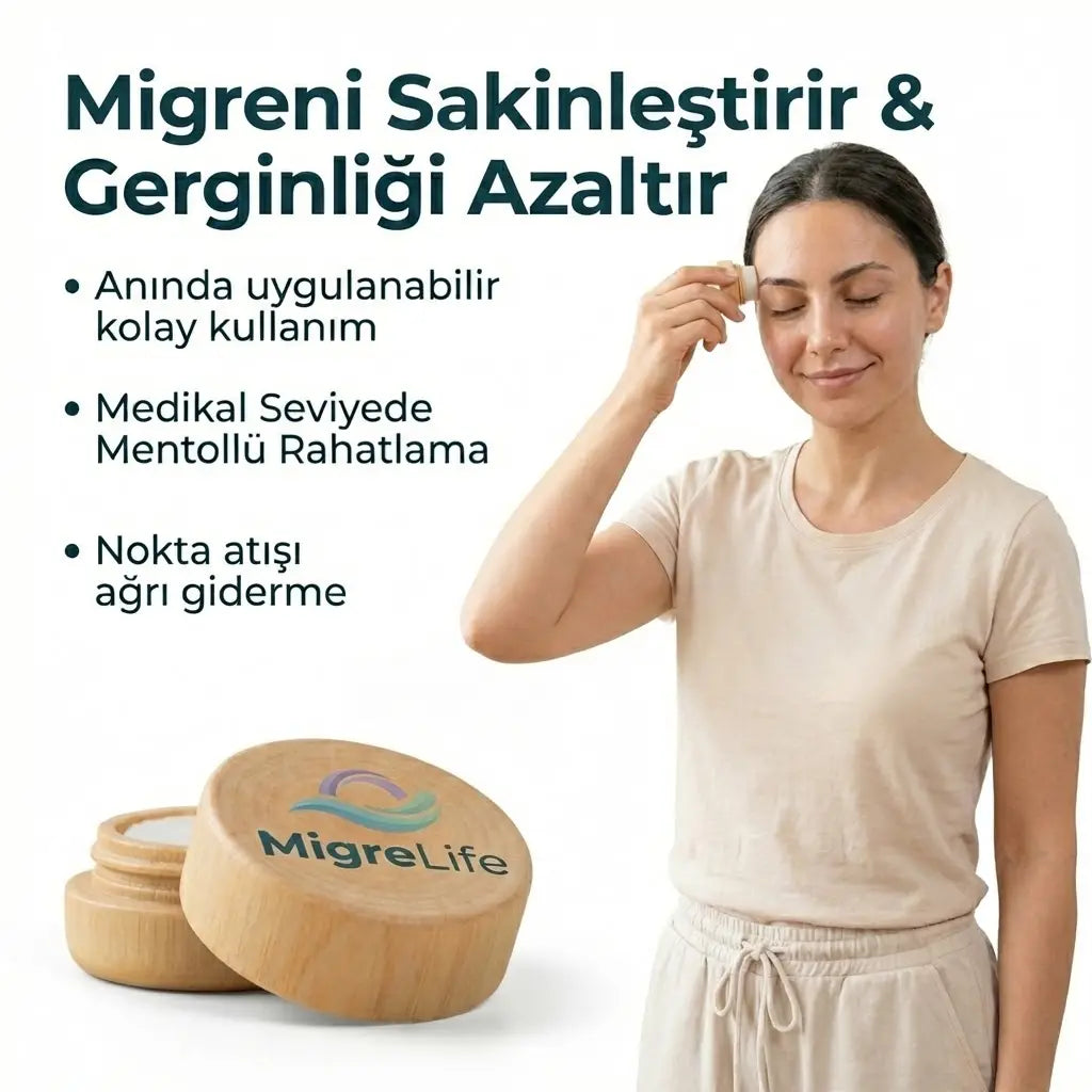 MigreLife - Migren ve Baş Ağrısı İçin Rahatlatıcı Mentollü Taş