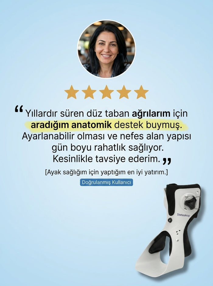 Steteskop Düz Taban Ayak Ateli 4